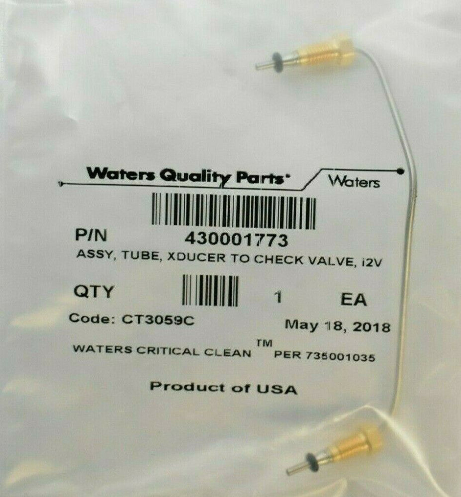 Waters 430001773 ACQUITY BSM Transducer to Check Valve Tube Assembly i2V