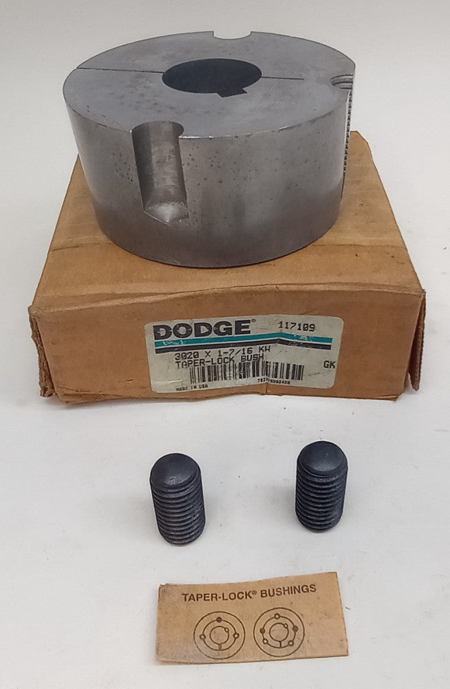 Dodge 117109 Taper Lock Bushing 3028 X 1-7/16" KW