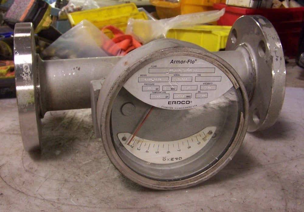 ARMOR-FLO 2-1/2" STAINLESS STEEL FLOW METER METHANOL MIXTURE 3463-08F6