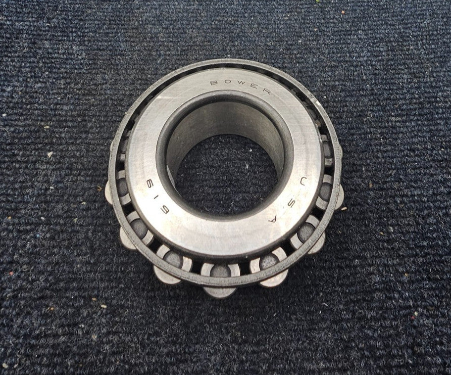 Bower 619: Tapered Roller Bearing - Cone- Dimensions: 2" Bore X 1.625" Width