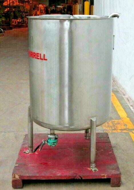 Cherry Burrell 100gal Stainless Steel Single Wall Tank