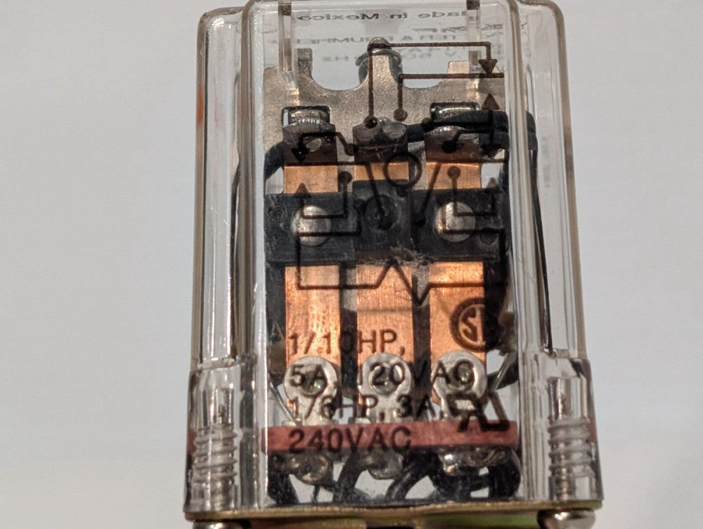 AMF Potter + Brumfield KRP14AY Electromechanical Relay, 11-Pin, 3PDT, 24v