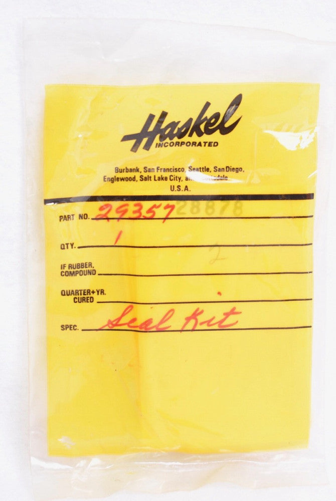 Haskel Seal Kit 29357