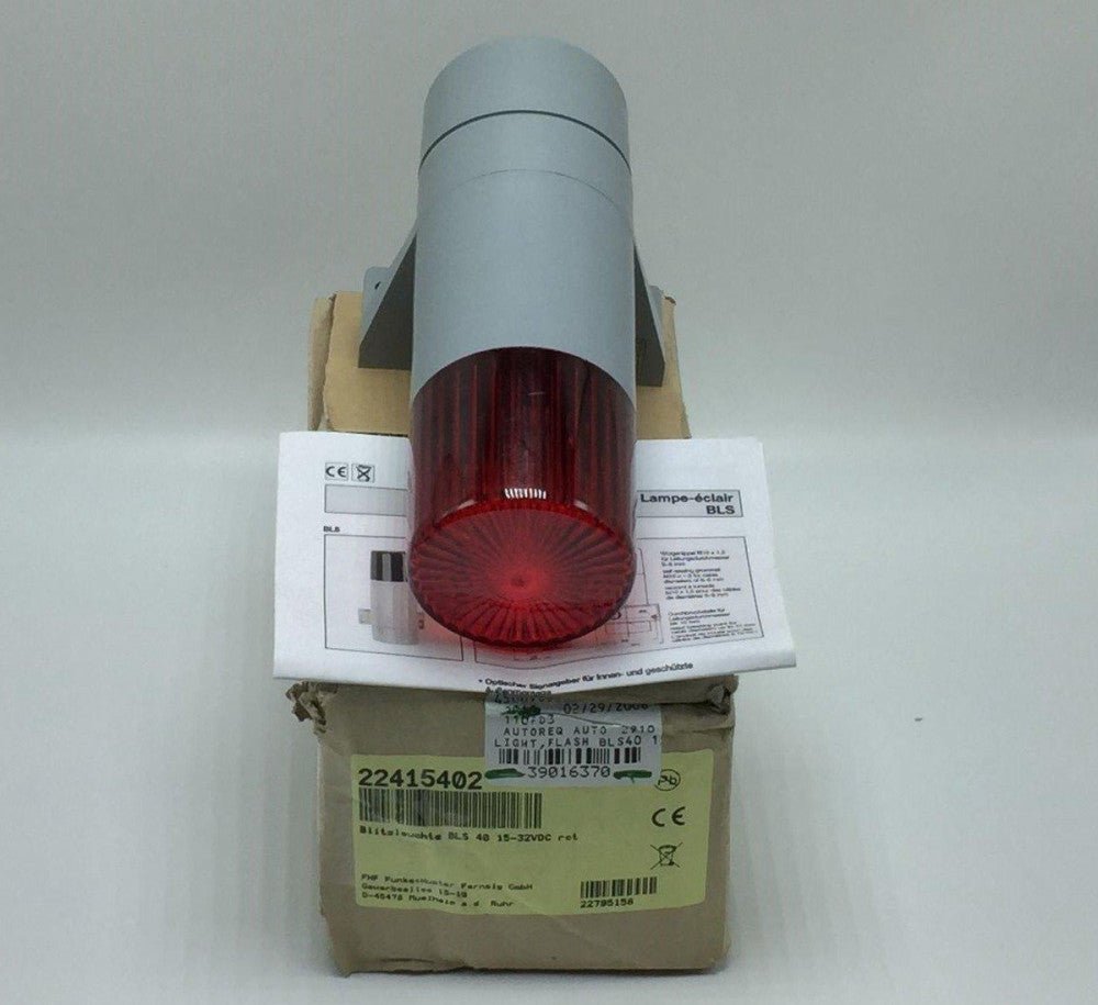NEW FUNKE HUSTER FERNSIG 224-154-02 TYPE BLS40 FLASHING LIGHT RED PN 224-154-02 