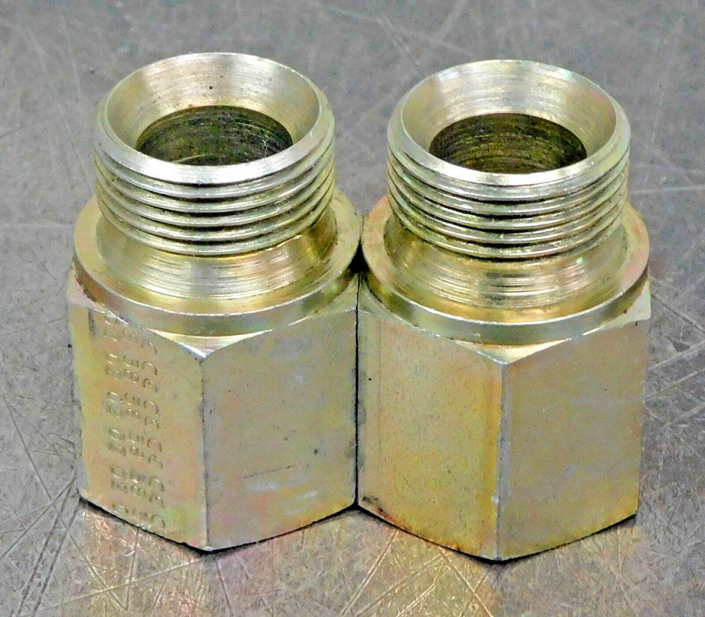 Hex Bushing 3/4in NPT Male to Female Adapter Pipe Fitting Lot of Two (2)