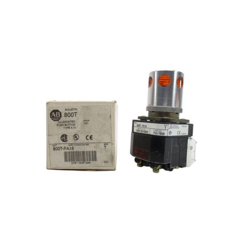 ALLEN BRADLEY 800T-PA16 SER. T 120V (WH) NSMP