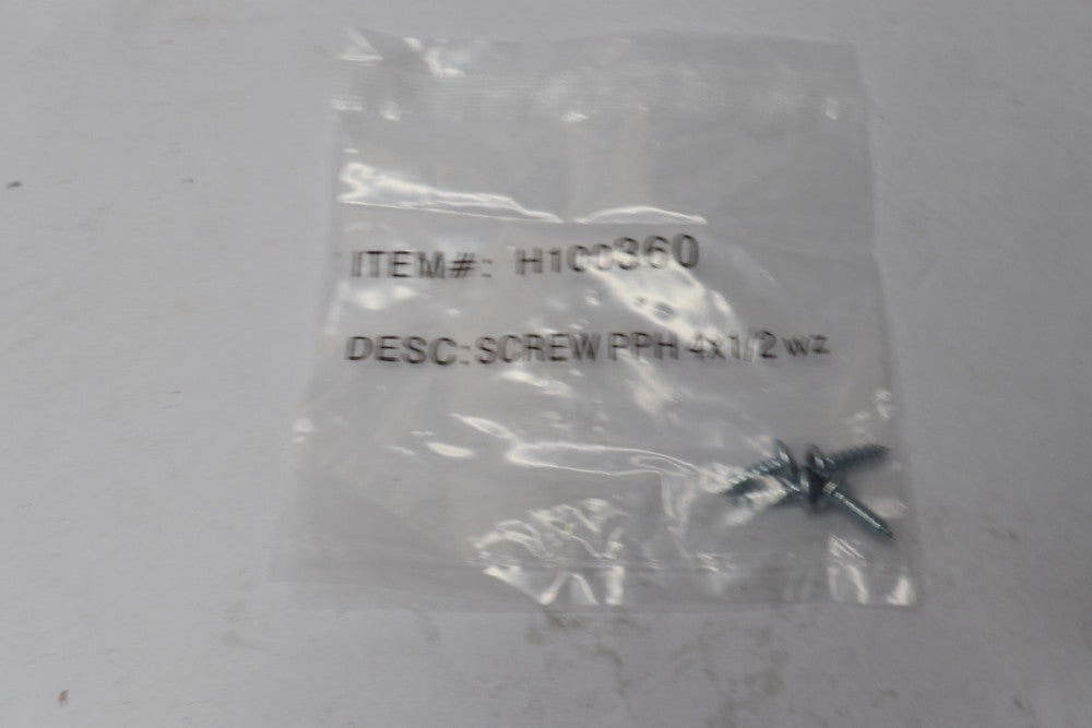 (4-Pk) Screw PPH WZ #4 x 1/2" H100360 