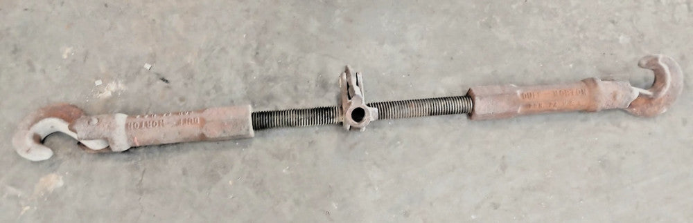 DUFF NORTON RATCHET TURNBUCKLE W/DOUBLE HOOKS X4112 BARREL