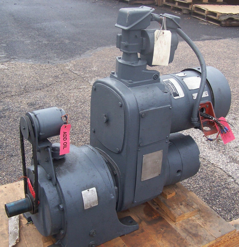 REBUILT GE 3 HP ADJUSTABLE SPEED DRIVE MOTOR 70 RPM OUTPUT 7GP345AK2RB  220/440V