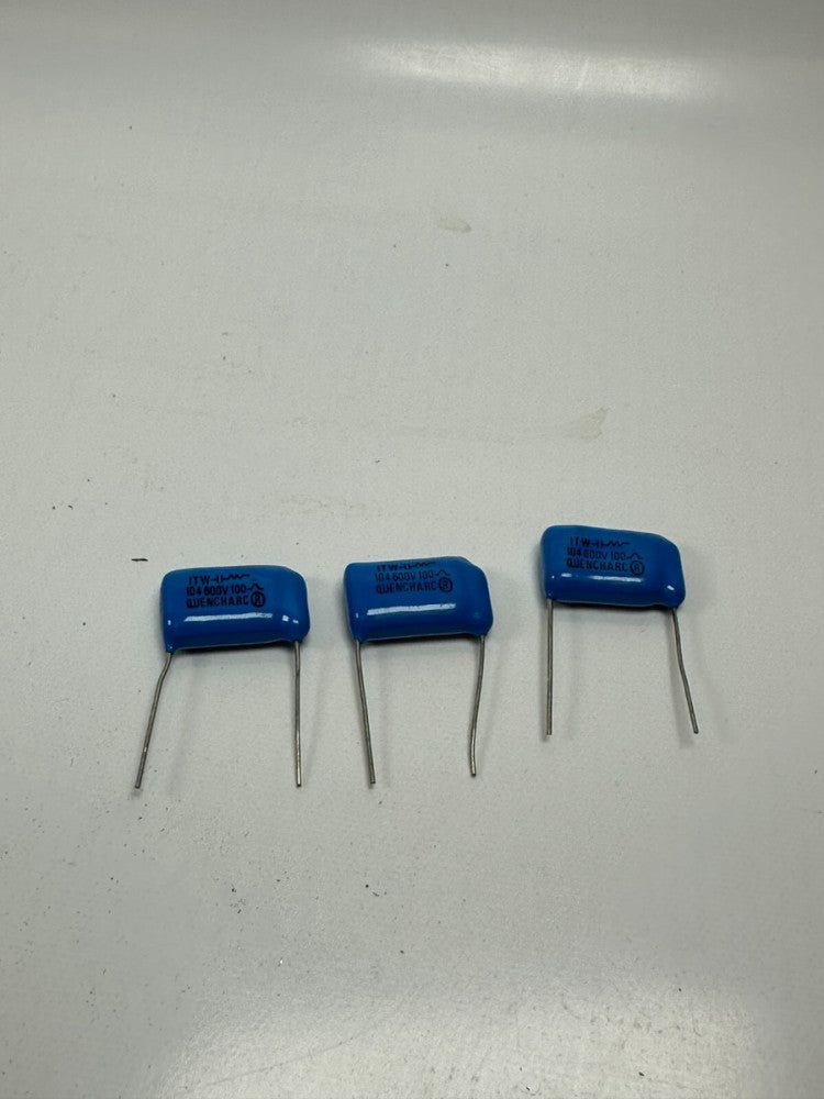 ITW Quencharc 104 600V 100ohms Resistors (Lot of 3) New Fast Ship