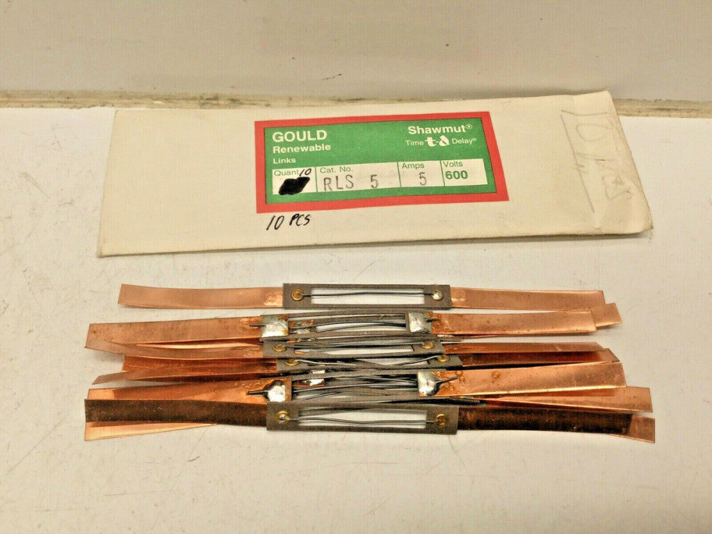 GOULD RLS 5 Renewable Links 5 AMP (LOT of 10)