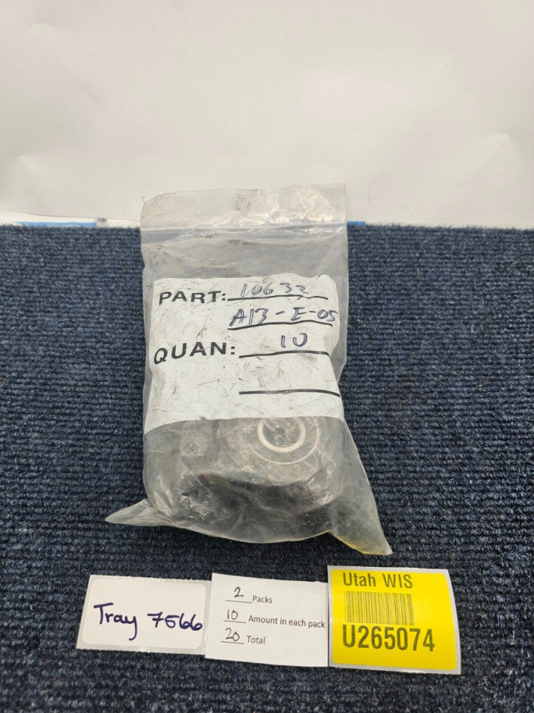(QTY 20) VNC Ball Bearing Roller 6202RS, A13-E-05
