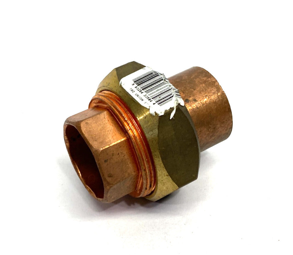 102 Copper Union Solder Ends 1"