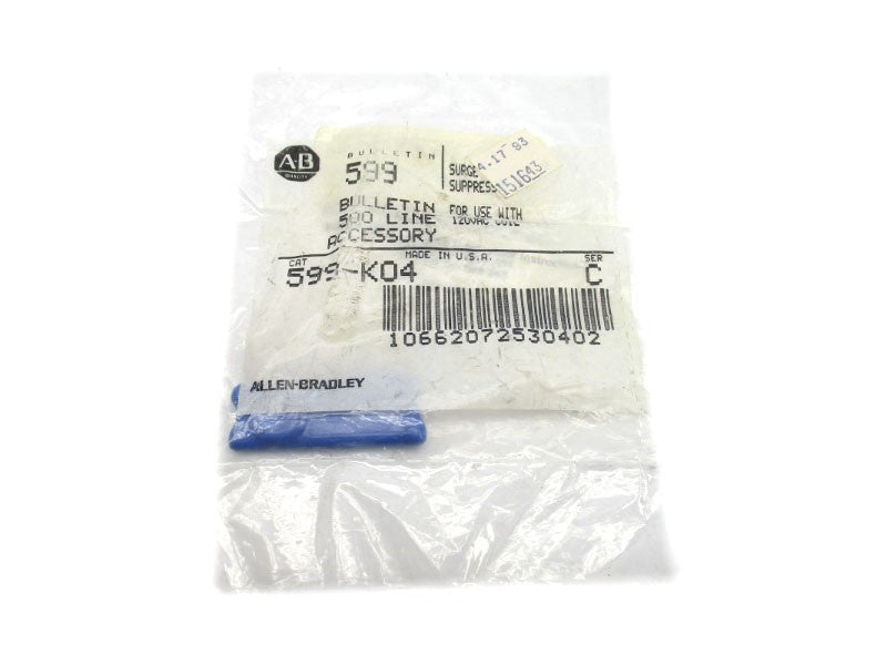 ALLEN BRADLEY 599-KO4 SER. C 120VAC NSMP