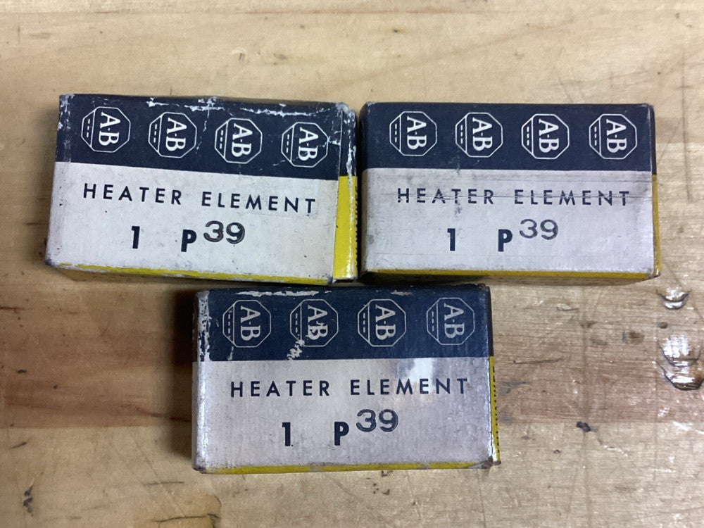 Allen Bradley P39 Heater Element Lot Of 3. F6