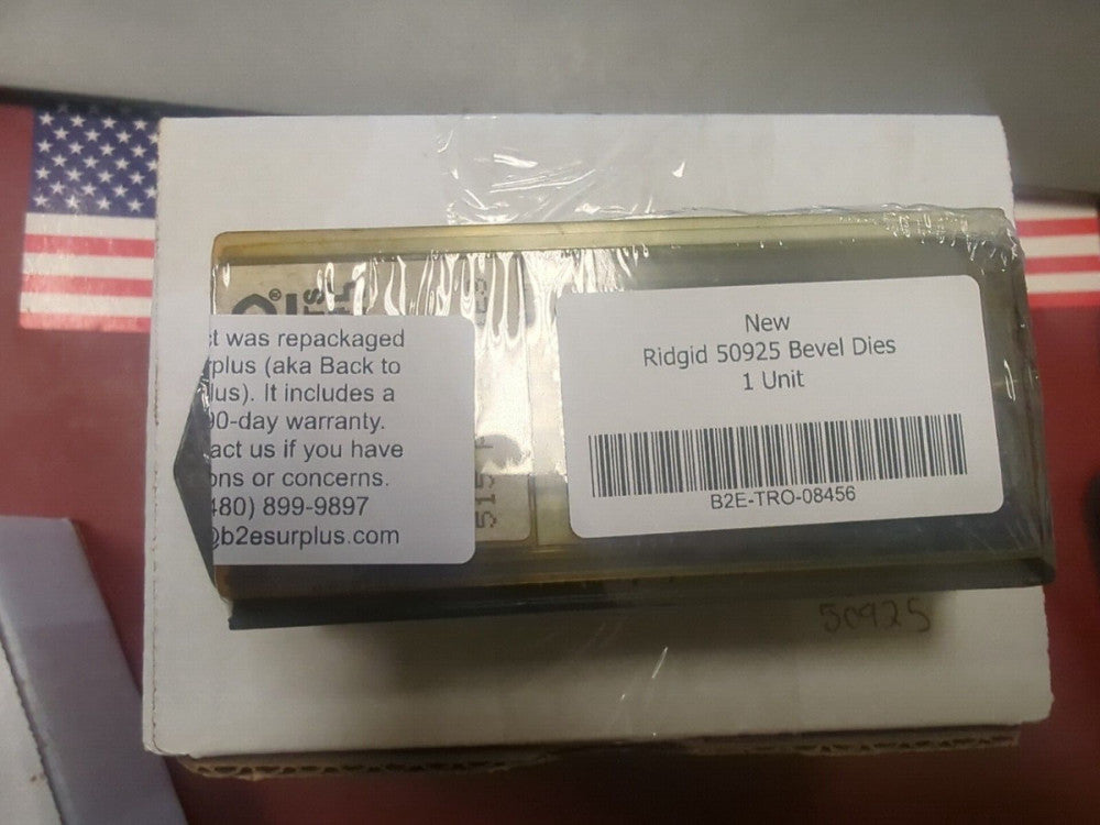 Brand New Ridgid 50925 Beveling Die Set, D-1151, 1/2" and 3/4"