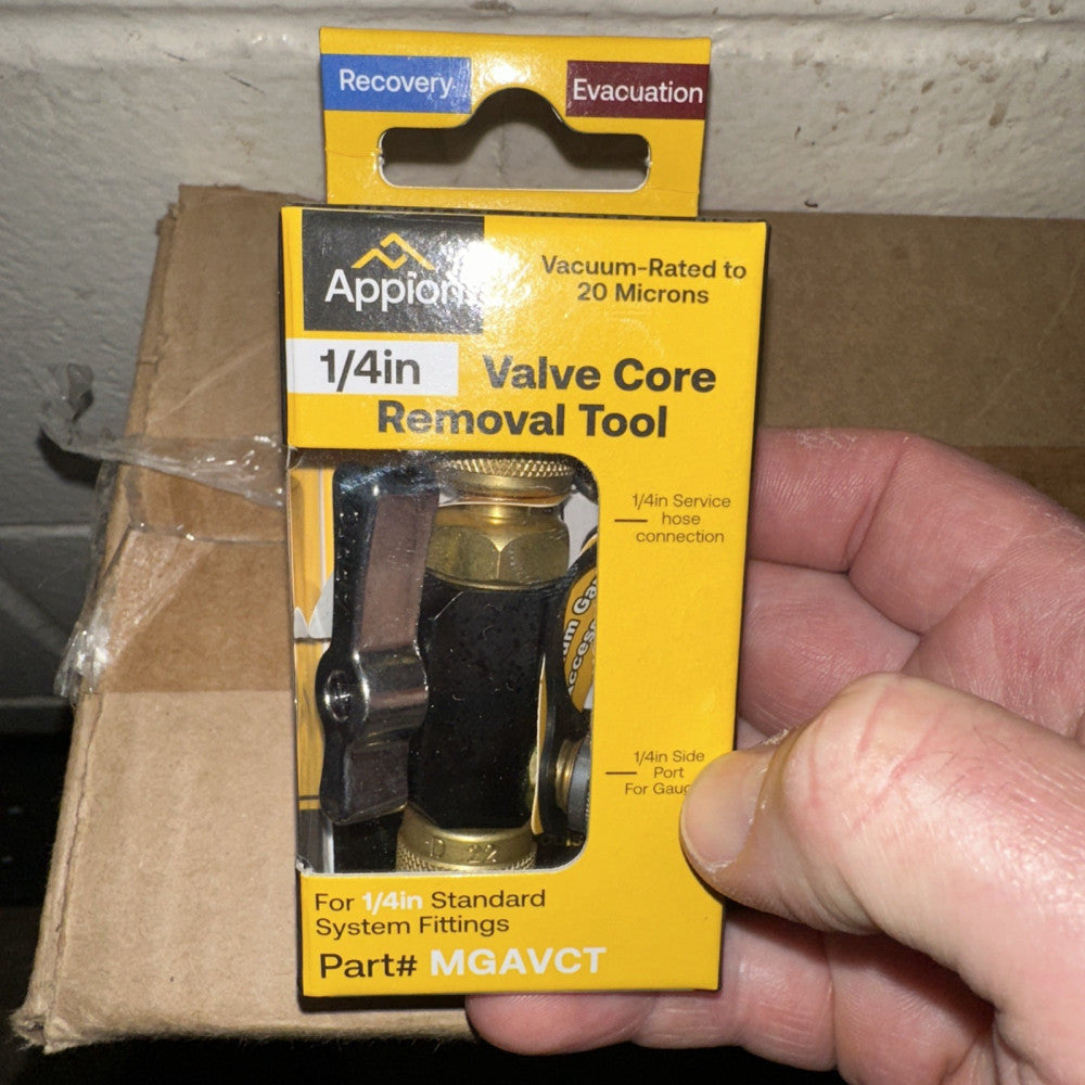 Appion MGAVCT 1/4 Inches MegaFlow Vacuum-Rated Valve Core Removal Tool