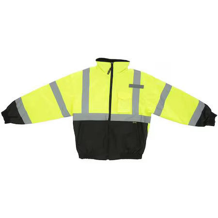 Occunomix Lux-350-Jb-By2x Jacket, Polyester, Class 3 R, Yellow, 2Xl