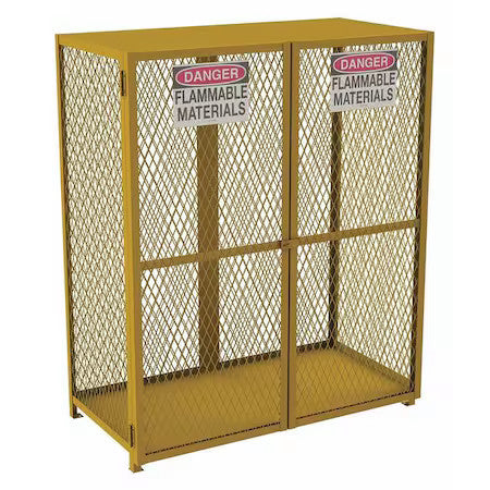 Condor 491M96 Gas Cylinder Cabinet,71-3/4" Hx60" W