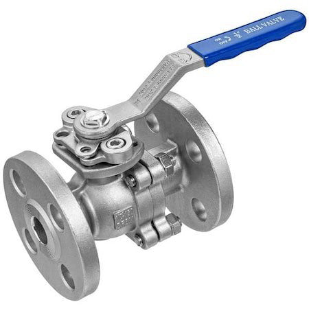 Usa Industrials Zusa-Vlv-179 Manual 2-Way Ball Valve,Flange,316 Ss