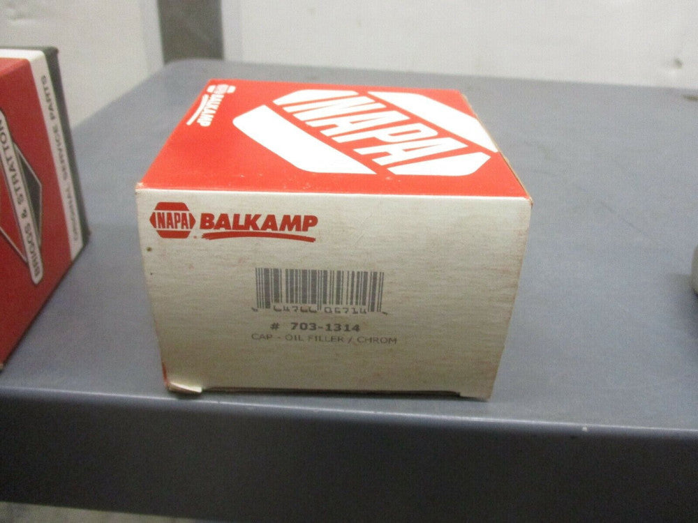 BRAND NEW Napa Balkamp  703-1314 Cap oil filter Chrome  ( A1-4A)