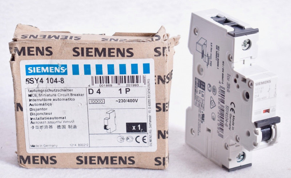 Siemens Circuit Breaker 5SY4 104-8