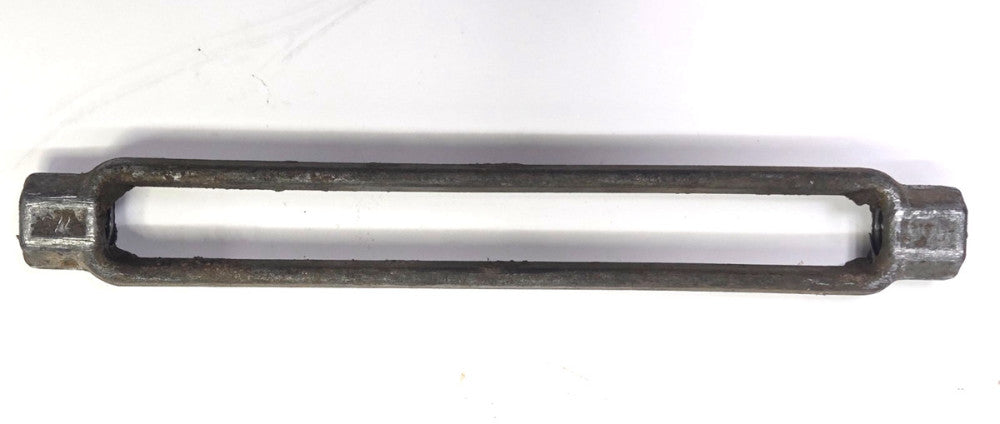 7/8" TURNBUCKLE BODY 12" TAKE-UP 1" WIDE 15" OAL GALVANIZED STEEL