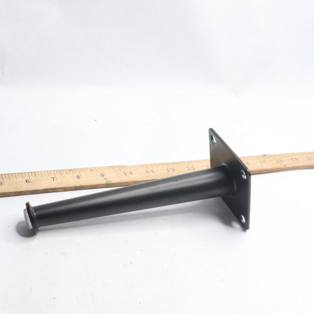 (4-Pk) Legs Brass Black Coated Plate 7-1/2" x 3-1/4"