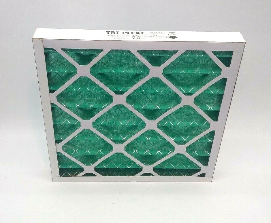 TRIDIM 2351717208E 17X17X2 Tri-Pleat Ultra E GREEN Commercial Industrial Filter