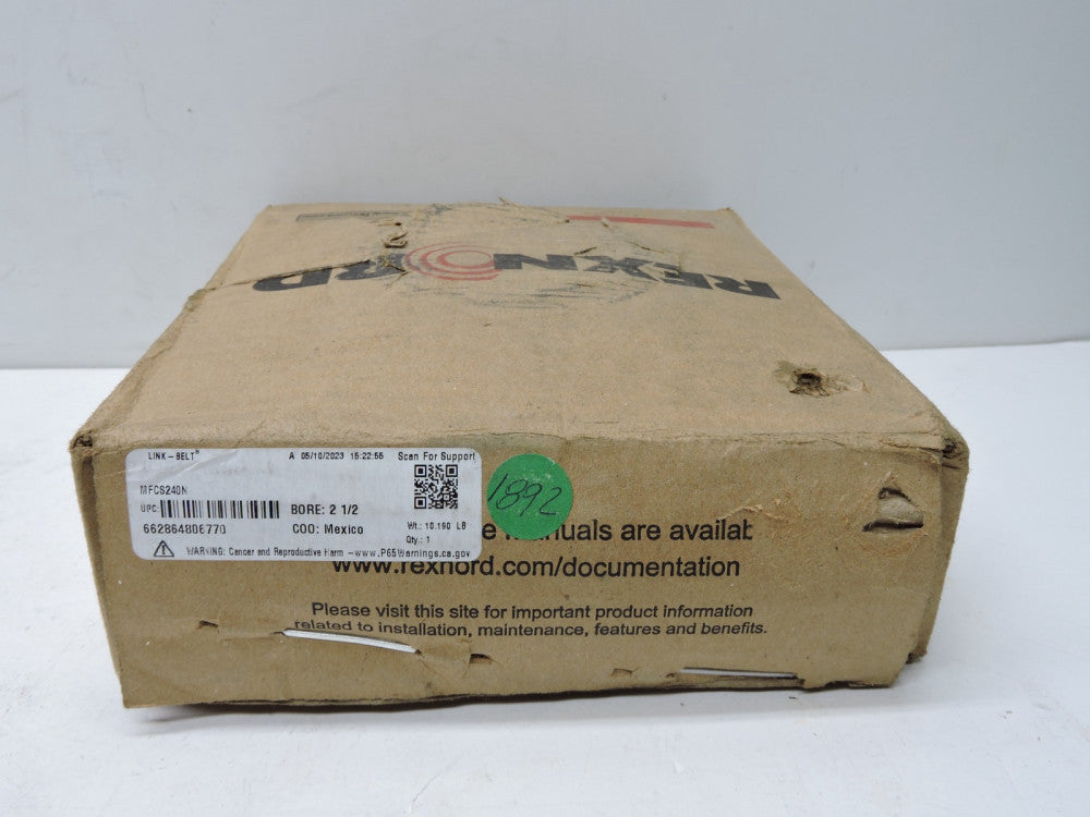 Rexnord Link-Belt MFCS240N Flange Blocks Ball Bearing 2-1/2 PFC4-14 - NEW IN BOX