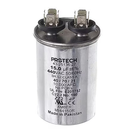 Prostock 43-25136-27 Motor Dual Run Capacitor,Round,440V Ac