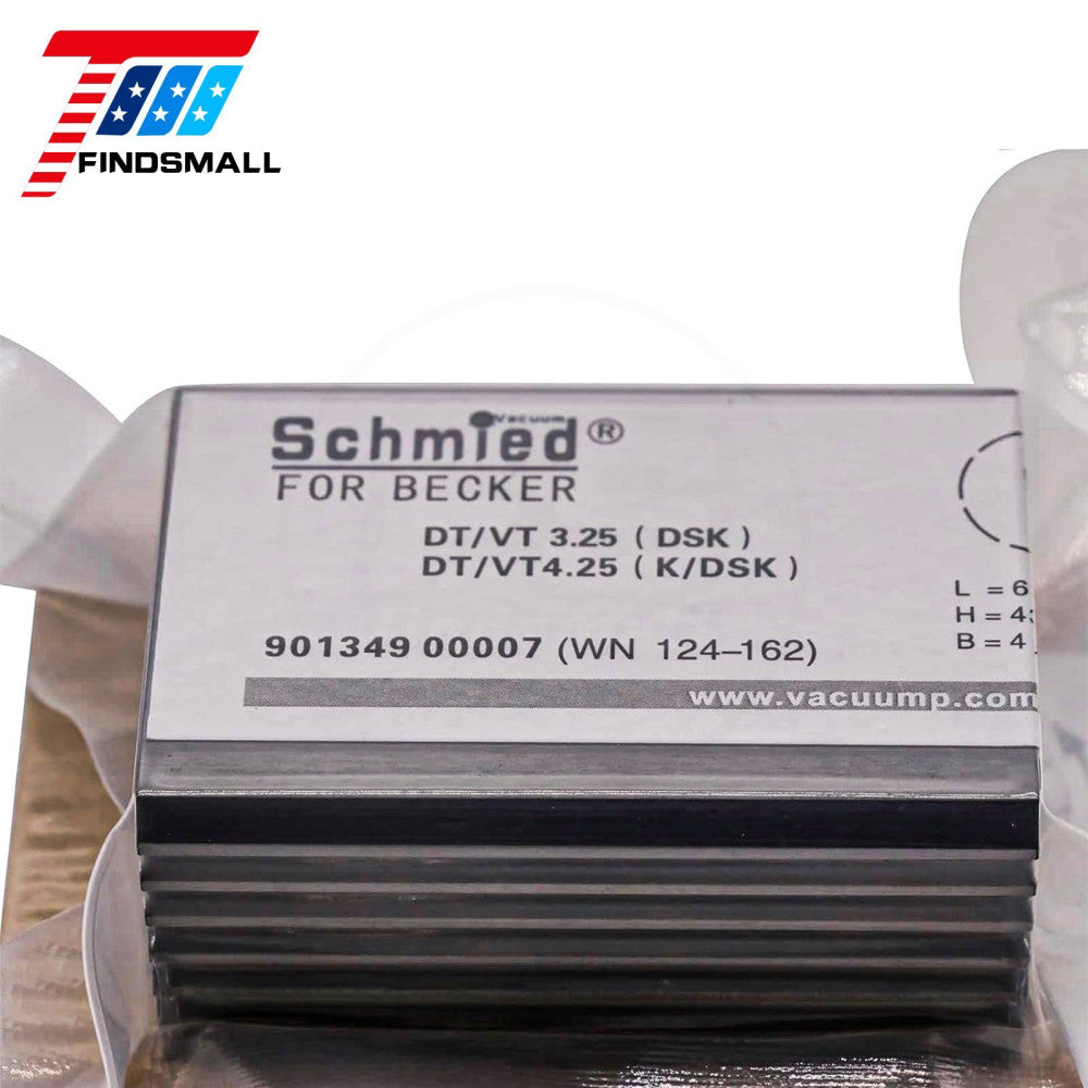 7 Pcs Carbon Vanes WN124-162 90134900007 for Becker DT/T/VT3.25/4.25 63*43*4mm