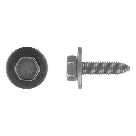Zoro Select 5688Pk Class 9.8, Structural Bolt, 30 Mm, Zinc Phosphate Steel, Hex