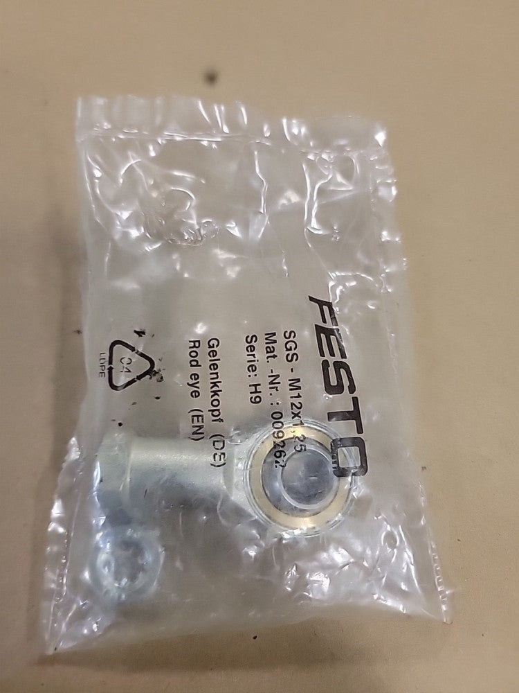 FESTO - P/N: SGS-M12x1,25 - Rod Eye - 009262 - NEW