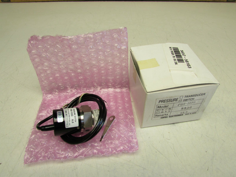 COPAL ELECTRONICS PS8-103G PRESSURE SWITCH NEW IN BOX MAKE OFFER !! 