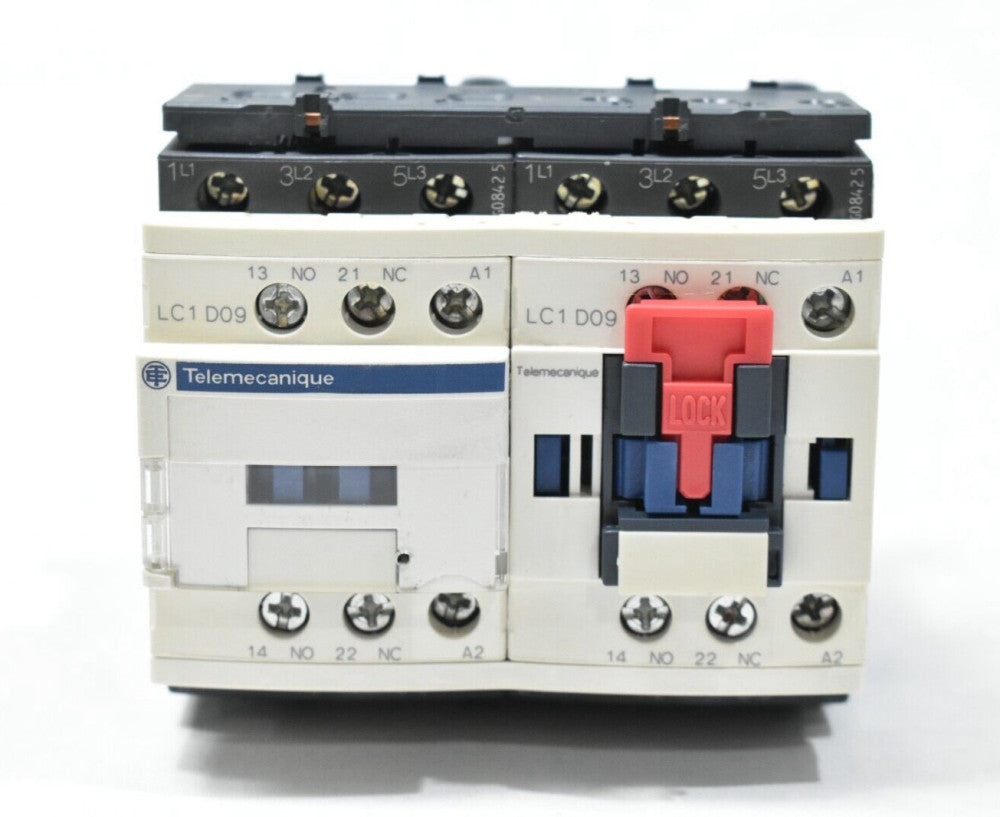 Telemecanique Schneider Electric LC2D09G7V Reversing Contactor 120 VAC Coil
