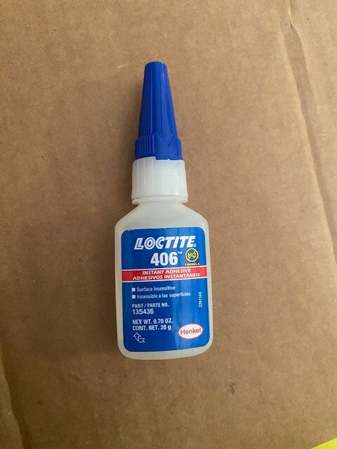 LOCTITE 406 Super Glue - Instant Adhesive - 20G - Plastic & Rubber EXP 03/2026