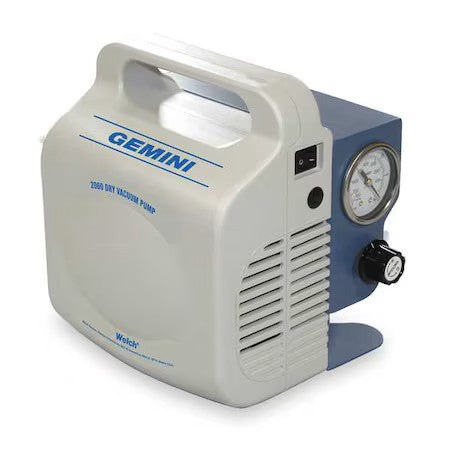 Welch 2060B-01 Vacuum Pump,0.008 Hp,12 Vdc