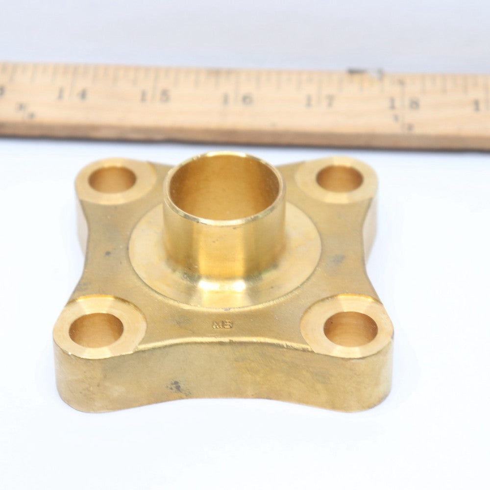 4 Bolt Flange Brass 1/8" x 2-1/2"