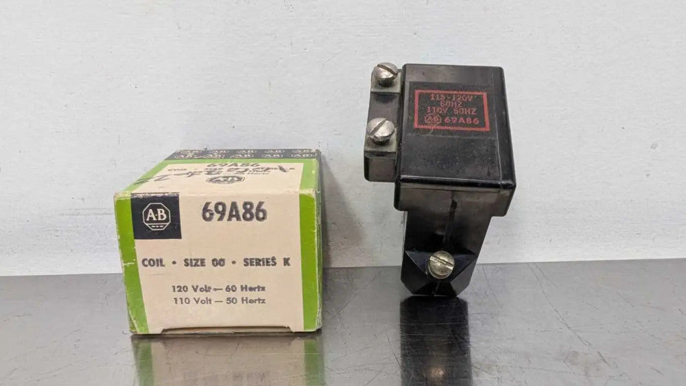 Allen-Bradley 69A86 Replacement Coil Ser K 110/120VAC Coil Size 00