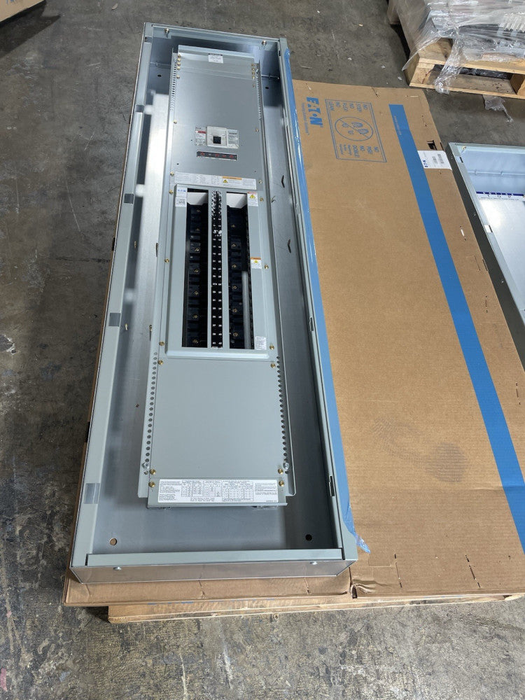 1-400 AMP 208/120V MAIN BREAKER PANELBOARD 42 SPACE 3PHASE 4 WIRE COMPLETE PANEL