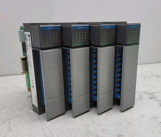4 Pack Allen Bradley 1746-IB16 SLC 500 Input Module Series C 10-30 Vdc 