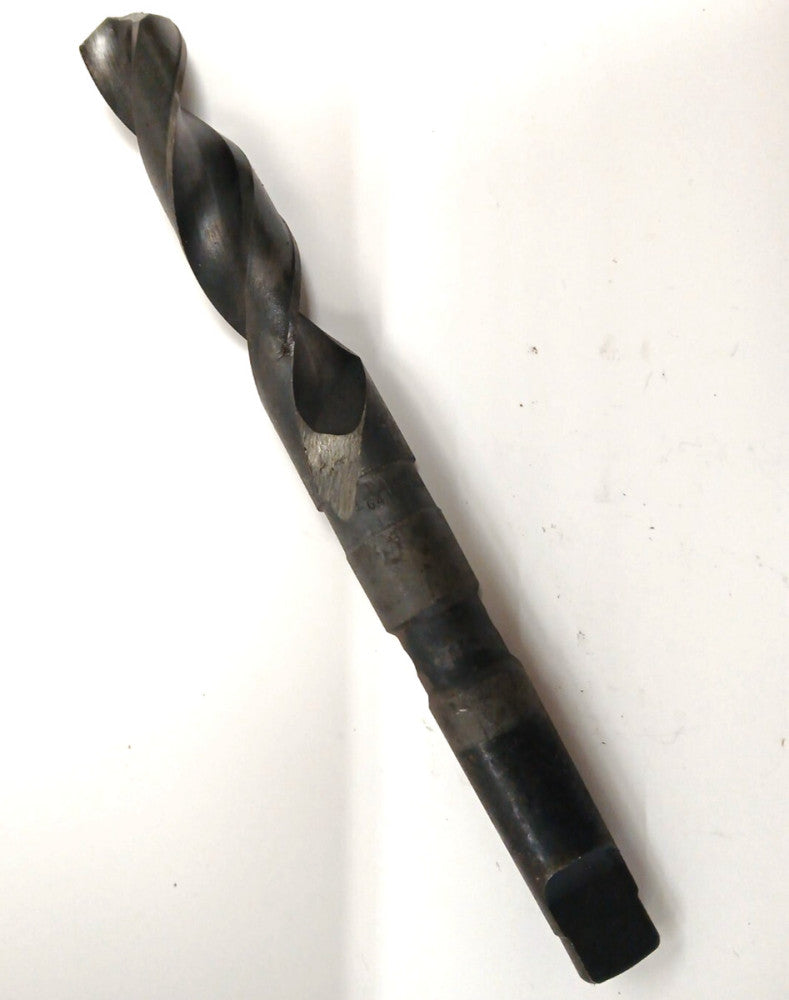 LSI 1-1/64 MORSE TAPER SHANK DRILL BIT MT3 HS 2 FLUTE OAL 10 IN. LOC 4-1/8 IN.