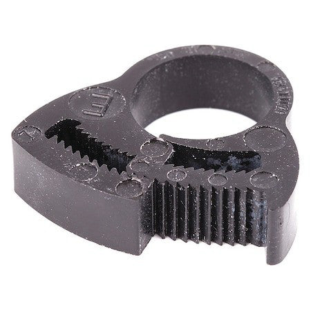 Zoro Select Hc-E-Pa66-Bk Snap-Hose Clamp,Black,0.6"Max Id,Pk50