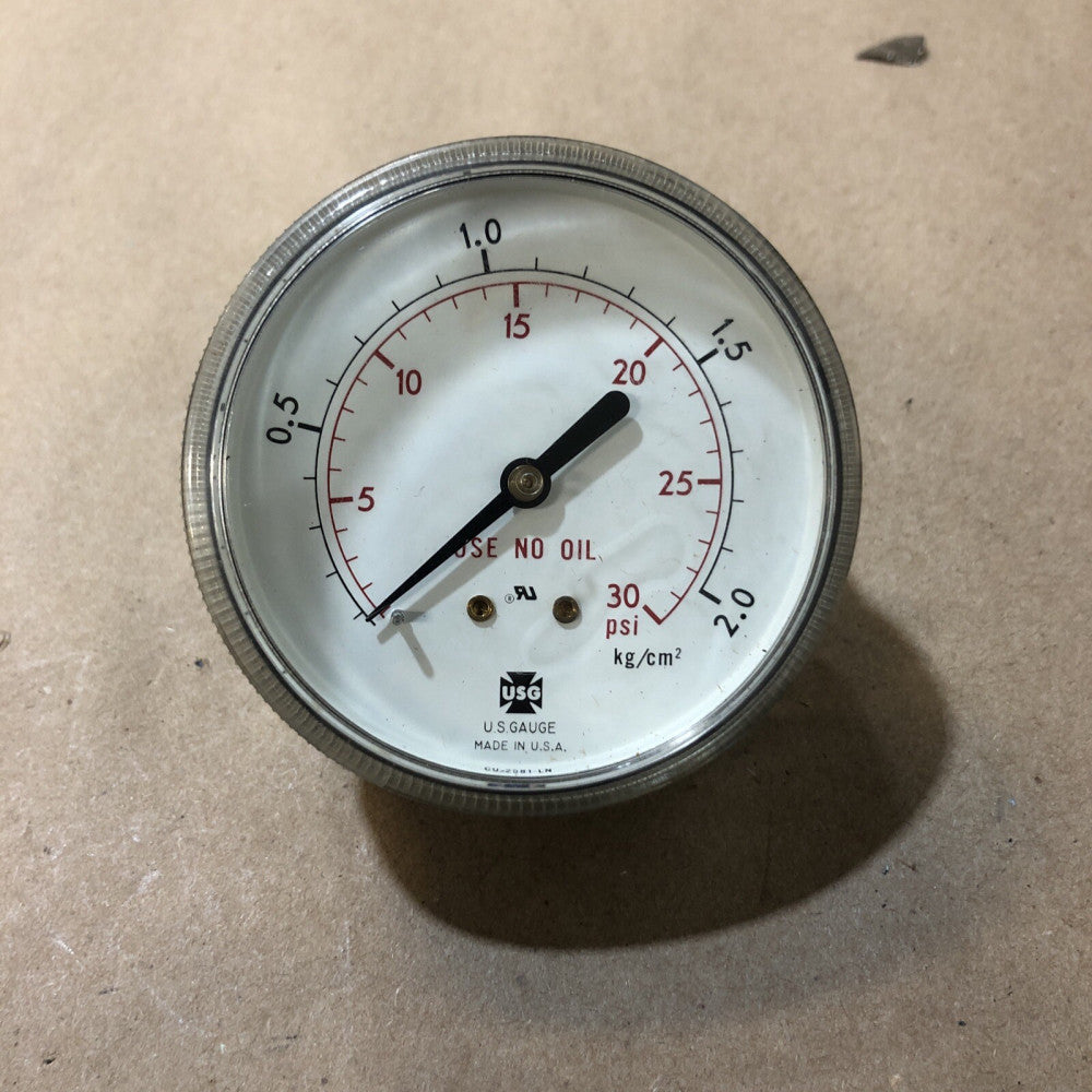 USG Gauge CU-2581-LN 0-30psi 0-2.0kg/cm