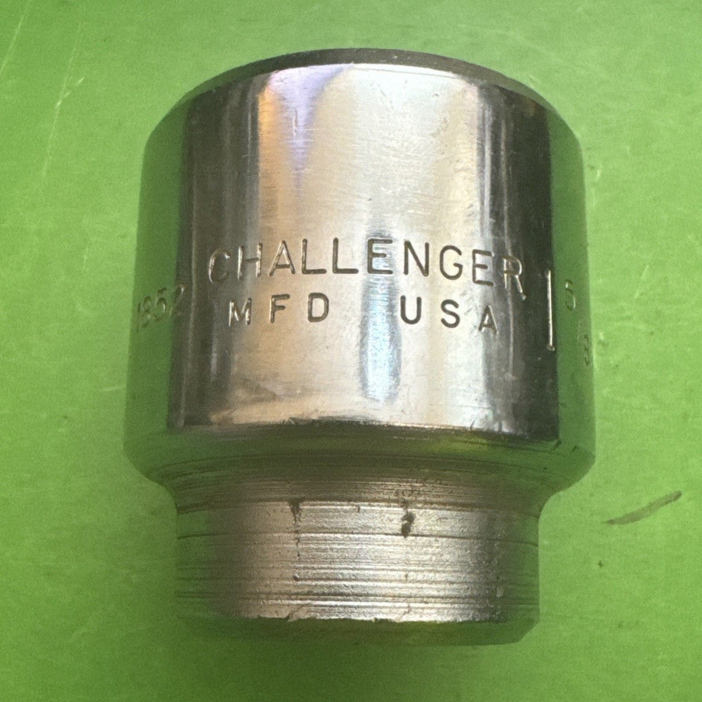 Challenger by Proto USA 12 Point 3/4" Drive SAE Size 1-5/8" Chrome Socket 1852