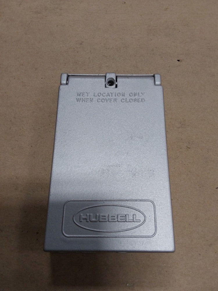 HUBBELL WP26 WEATHERPROOF CAST ALUMINUM PLATE FOR GFCI RECEPTACLE, C4