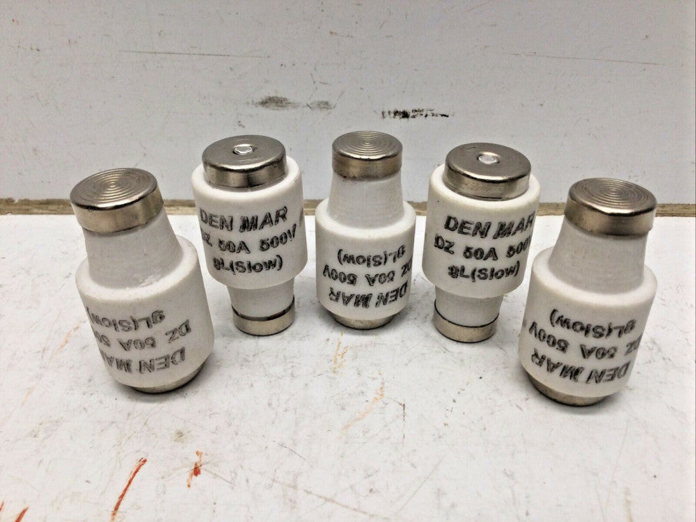 DEN MAR DZ 50A 500V BOTTLE FUSE (5 PACK) gL (Slow)