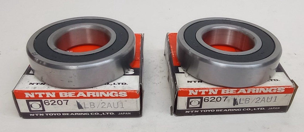 NTN 6207LB-2AU1 Ball Bearing Deep Groove 35X72X17mm Single Sealed (Pack of 2)