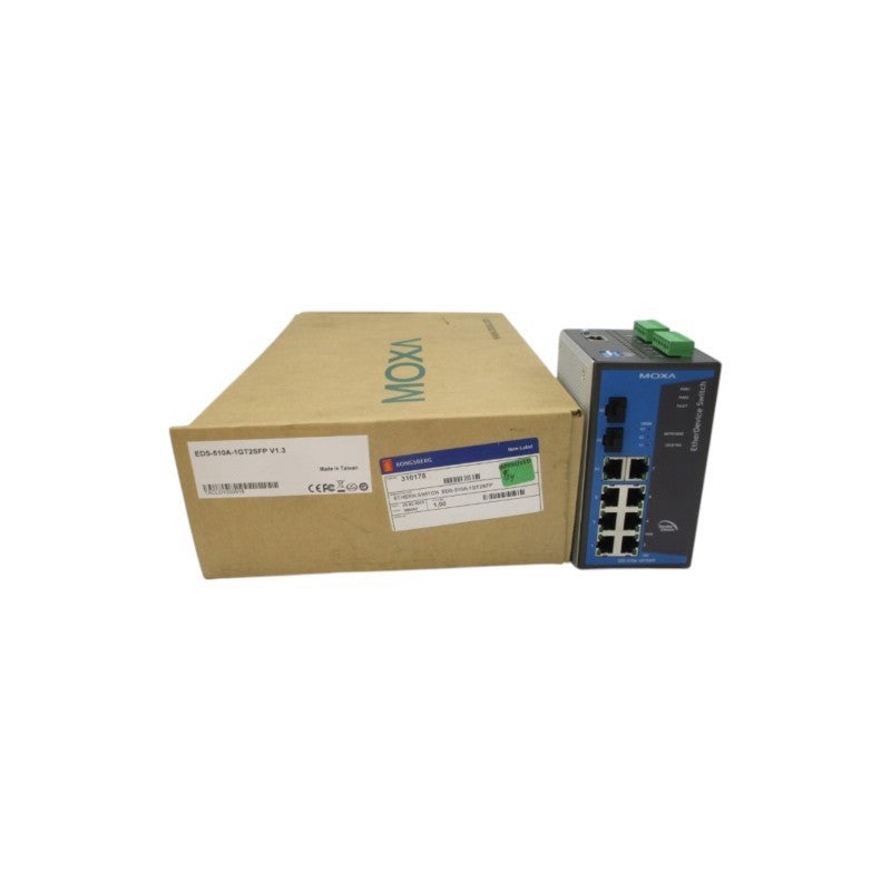 MOXA EDS-510A-1GT2SFP 12-45VDC 1.46A REV. 1.3 NSMP